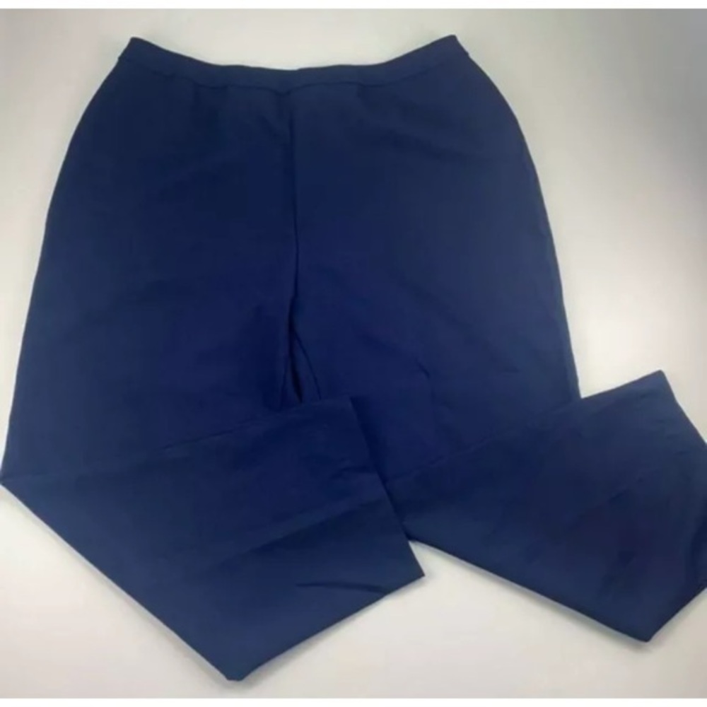 BEND OVER Women's Size 26 Tall Blue Pull-On Slacks Pants